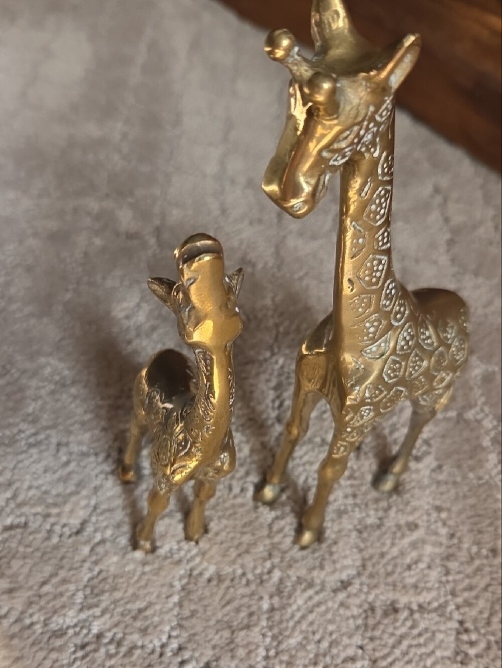 Vintage Brass Giraffe Set - Picture 5 of 6